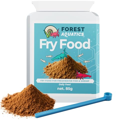 Forest Aquatics 85g Fry Food for Baby Fish and Red Cherry Shrimp, Caridina Bee Shrimp