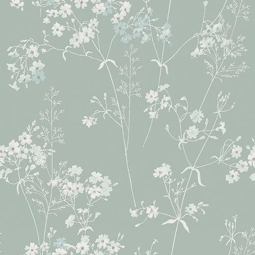 NEXT LEAF Blau Vliestapete 10mx52cm | | Einfach anzubringen und zu Entfernen 1005 x 52