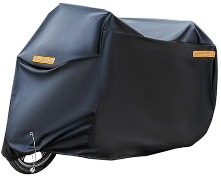 THOMIX Funda para Moto para Aprilia SXR 50 2021-2024, Motocicleta Cubierta Impermeable Antipolvo UV Exterior Protector, Cubre Protector Moto, Motocicleta Accesorios,A Black