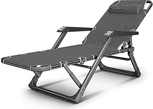 Klappbarer Chaiselongue-Stuhl für den Außenbereich, mit Kissen, Schwerelosigkeit, verstellbare Liegestühle für Büro, Pool, Garten, Campingstuhl, Eine kleine Überraschung, Bequemes Jubiläum innovate