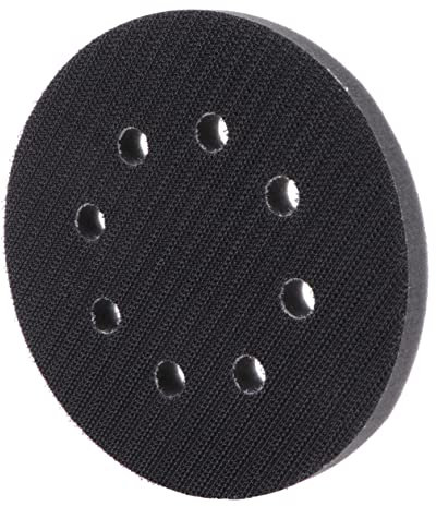 Tampone Protettivo per Disco Abrasivo 125mm 8 Fori Nero