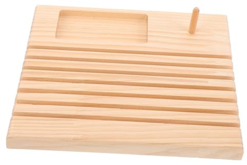 SEWOART Garnrollenhalter Aus Holz Solides Nähgarnregal Garnrollen-Organizer Stickgarn-aufbewahrungsständer Garnrollenhalter Haushalt