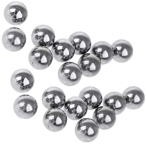 20 Pcs 6.3mm Steel Ball Bearing for Mountain Bike, Folding Bike