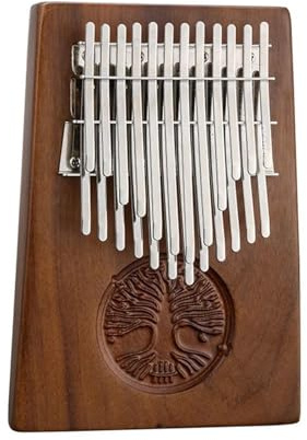 Chromatisches Kalimba Mit 24 Tasten, B-Ton, Daumenklavier Aus Schwarzem Walnussholz, Doppelschichtig, Professionelles Calimba Mit Zubehörtasche Fingerklaviere(24K C)