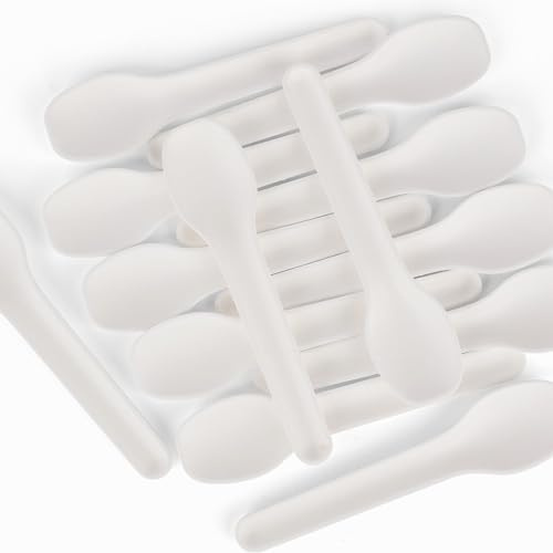 200 Count Compostable Spoons, 4.3 Inch Biodegradable Plant Fiber Disposable Cutlery, Eco Friendly, Home Compostable, Bulk Pack for Parties, Catering, Coffee, Desserts & Everyday Use