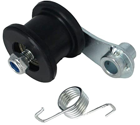 Tendeur de chaîne robuste avec guide de roue à ressort pour moto tout-terrain, VTT, moto MB165 - Tendeur de pneu - Boulon à ressort - Pour voiture, vélo, tracteur, vélo