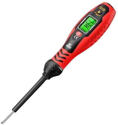 Intelligent Non-Contact Voltage Tester,Electric Tester,2-in-1 Electrical Tester Screwdriver Set,Voltage Tester Pen with High Torque Strong Magnetic Flathead Screwdriver,Voltage Detector