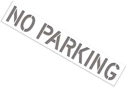 Pocoiau 12Inch Restrizione di Parcheggio Stencil Flessibile Silicone Modelli di Disegno Per Asfalto Calcestruzzo Strada E Corsia Marcatura Modelli di Parcheggio In Silicone