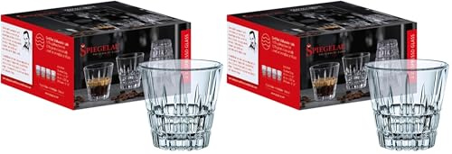 Spiegelau Espresso Gläser 4er Set, 80 ml, Perfect Serve, 4500191, Kaffeegläser aus Kristallglas, Espressogläser spülmaschinenfest (Packung mit 2)