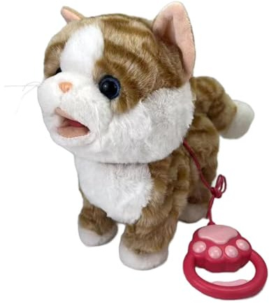 QUXVUIS Peluche Chat Dansant, Jouet interactif en Peluche, offrant Une activité de Jeu immersive pour Les Enfants, décoration pour Chambre d'enfant. , StyleC
