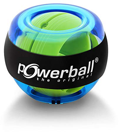 Powerball Basic, gyroskopischer Handtrainer, transparent-blau, das Original von Kernpower