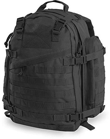 Highland Tactical Unisex's Backlash' Backpack Black Tactical, 0