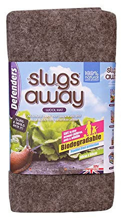 Defenders Slugs Away Wool Mat – Small - 80x60 cm, Protect Your Garden and Plants From Slugs and Snails, Poison-Free Control