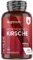 Montmorency Cherry Capsules 6000mg - 180 Tart Cherry Capsules(3 Months Supply)- 50:1 Natural Tart Cherry Extract Supplement for Men & Women - Gluten Free, Vegan, Lab Tested & Non-GMO - Made in The UK