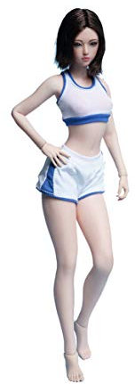 OBEST TBLeague 1/6 Nahtlose Stahlrahmenpuppe, Flexible Gelenke, Schmale Schultern, Helle Haut, Passend für Fotografie und Verkleidung (S44)