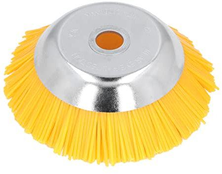 Unkrautbürste Freischneider, Nylon Radbürsten Trimmer, 25 MM Jäten Bürsten Trimmer, Feste Plattenstruktur, Jäten Rad Rasenmäher Zubehör, Geeignet für Hof Garten Garten Landwirtschafts Jäten