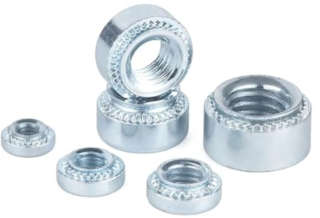 Självlåsande muttrar CLS-M2 M2.5 M3 M4 M5 M6 M8 M10 Pressmutter Kolstål Trycknitmutter(S-M4-1(30pcs))