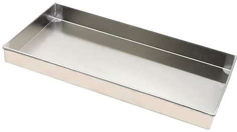 WAMJ AQDY Auffangwanne Waschmaschine, Mehrzweckwanne, Bruchsichere Ersatzschale aus Edelstahl für Drinnen und Draußen, Leicht zu Reinigen, ohne Löcher(70x40x5 cm (27.6x15.7x2.0 in))