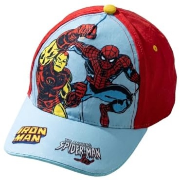 Marvel Casquette et Lunettes de Soleil pour Enfant réglable et Lunettes de Soleil UV400 Protection Solaire Design Avengers Accessoires été garçon et Fille pour Plage et Piscine