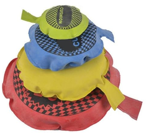 Twinice Whoopee Cushion - Cojín para pedos - 4 piezas - Divertido bolsillo para pedos - Artículos de broma - Juguete inflable para pedos - Cumpleaños - Foolín - Sonidos divertidos Color aleatorio