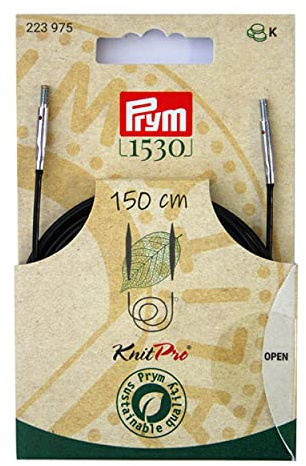Prym 223975 Seil & Zubehör für Rundstricknadeln NATURAL 150 cm