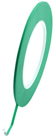 BONUS Eurotech 1BL23.32.0003/055A# Ruban de masquage ligne fine +130 Degré C, largeur 3 mm, longueur 55 m, adhésif à base de caoutchouc modifié, épaisseur 0,13 mm, vert