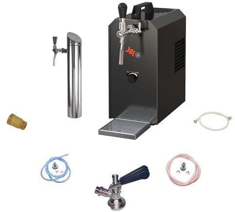 ich-zapfe.de Ensemble Complet - Tireuse a Biere avec Pompe à Membrane - Jet 30K Machine a Biere, Pompe a Biere 1 Ligne, 30 litres/h, Professionnelle, KEG:sans