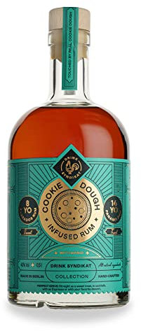 DRINK SYNDIKAT Cookie Dough Rum 8-14 Jahre | karibischer Rum mit echtem Keksteig | 0,5L | 40% Vol.