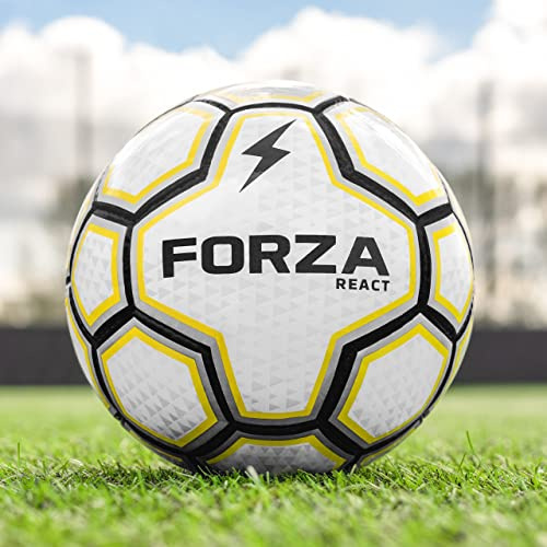 FORZA Pallone Calcio Per Riflessi Pro GK (Rimbalzo Irregolare) - Taglia 3 o 4 | Pallone Per Migliorare Riflessi E Reazioni Dei Portieri | Accessori Allenamento Calcio (Pacco Da 1, Misura 5)