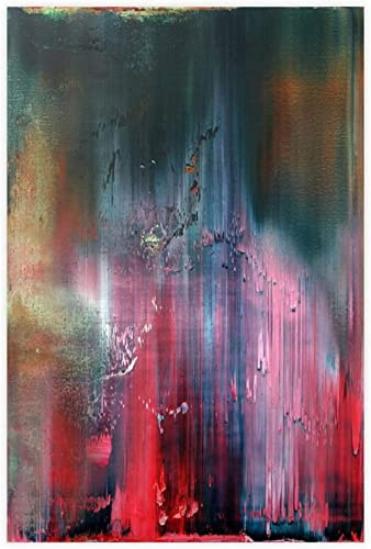 XCPORA Gerhard Richter Poster Abstrakte Wandkunst Gerhard Richter Drucke Gerhard Richter Leinwandgemälde Für Zuhause Wanddekoration Bild 40x60cmx1 Kein Rahmen