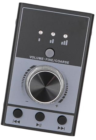 POFET Controlador de Perilla de Volumen USB Perilla de Control Multimedia Controlador de Sonido de computadora con 4 Almohadillas Antideslizantes para teléfono PC Altavoz Ajuste de Audio