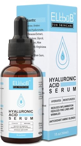 P-Beauty Hyaluron Serum Gesicht - 30ml - Gesichtsserum mit Hyaluronsäure - Anti Aging - Hyaluronic Acid Serum - Gesichtspflege, Hautpflege mit Aloe Vera - Bio & Vegan - Anti Falten - 1x30ml