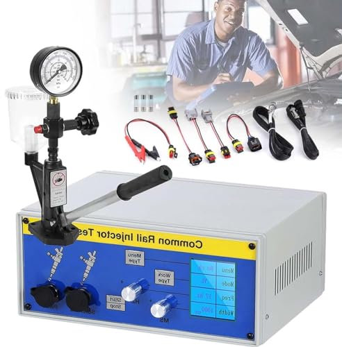 DPLWJPP Diesel Einspritzdüsen Tester Prüfgerät Abdrückgerät Injektor,Diesel Common Rail Injektor Antrieb Kraftstoffinjektor Reparaturwerkzeug,Für Einstellen Einspritzdüsendrucks