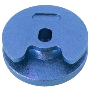 YINETTECH 1pc Joystick Cap Boutons Métalliques Remplacement Pouce Pad Cap Analogique Compatible avec Nintendo New 3DS 2DS XL LL Bleu Métal Thumbstick Grip