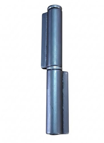 Cerniera a Saldare in Ferro/Acciaio per Cancelli Pesanti, Portoni e Porte Metalliche - Cardine a Perno Sfilabile (Confezione 4 pezzi da 120 mm)