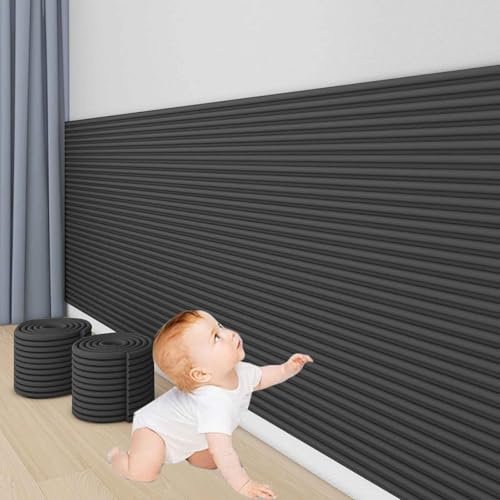 MTHGH Wandpaneele Gepolstert Kinderzimmer Wand 200cm Wandkissen Selbstklebend Kinderzimmer Wall Panels Paneele Wand Selbstklebend Wandschutz Schlafzimmer Wandschutz Bett Wandpolster(08,20 * 1000cm)