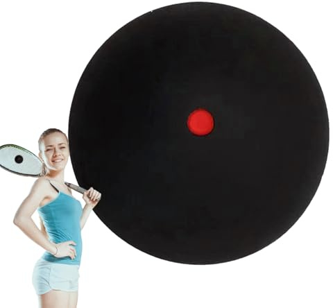 Générique Palla | Sfera A Punto Giallo Singolo, Palline Da Racquetball Professionali | Attrezzature Da Portatile, Palle Racchetta per Velocità Lenta, Stabile, Facile Controllo
