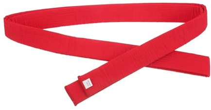 WUYXTO Rött Taekwondo bälte, kampsportbälte, karate och judo träningsstöd, unisex vuxen omslutande design för kampsporter