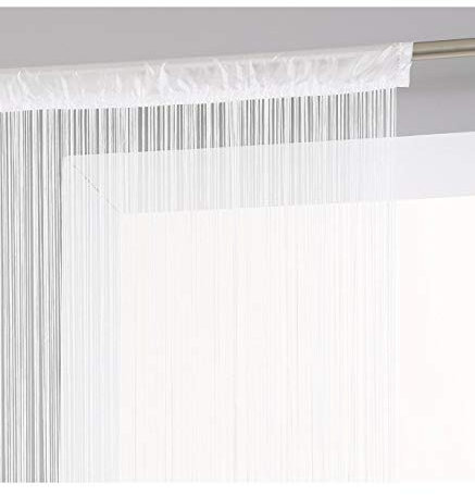 Tenda fili (larghezza 90 cm), colore: Bianco