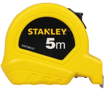 Stanley STHT36127-812 - Cinta adhesiva (5 m), color amarillo