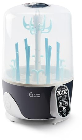 Babymoov Turbo Pure Dampf-Sterilisator und Babyflaschentrockner mit HEPA-Filter