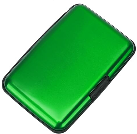 Elfish Mini RFID Aluminum Wallet Credit Cards Holder Business Card Case Metal ID Case for Men Women