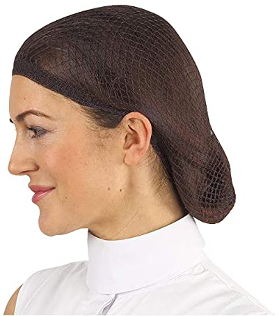 Equi-Net - Damen Haarnetz Harpley 2er-Pack - Nylon (Einheitsgröße) (Dunkelbraun)