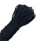 Himtop 30M Black Nylon Rope 6MM Multi-functional Nylon Rope Cord Hanging String, Traction Tying Rope for Camping Outdoor Activities Garden Bundling Garage Clothesline.