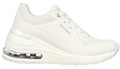 Skechers Damen Million Air sneakers, Weiß, 40 EU
