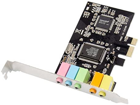 Scheda audio PCIe PCI-E X1 CMI8738 Chip 64 Bit Scheda audio Stereo 5.1 Canali Desktop Scheda audio integrata per PC