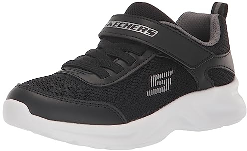Skechers Unisex-Child Dynamatic, Black, 5 Big Kid