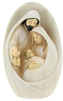 Hemousy Krippenset, Krippenstatue, Weihnachtskrippensets, Krippenszene, Weihnachtsdekoration, Ornamente, Krippenfiguren aus Harz für die Feiertagsdekoration
