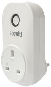 ECOWITT AC1100 WittSwitch Smart Plug, Smart Wifi Outlet, Smart Home Wifi Power Meter, Hub Gateway GW2000 Request, Home Power Timer, Ecowitt APP Control, An Accessory