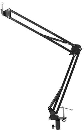 NAMOARLY Supporto Per Treppiede Con Morsetto Per Telecamera Per Webcam Design Pieghevole Per